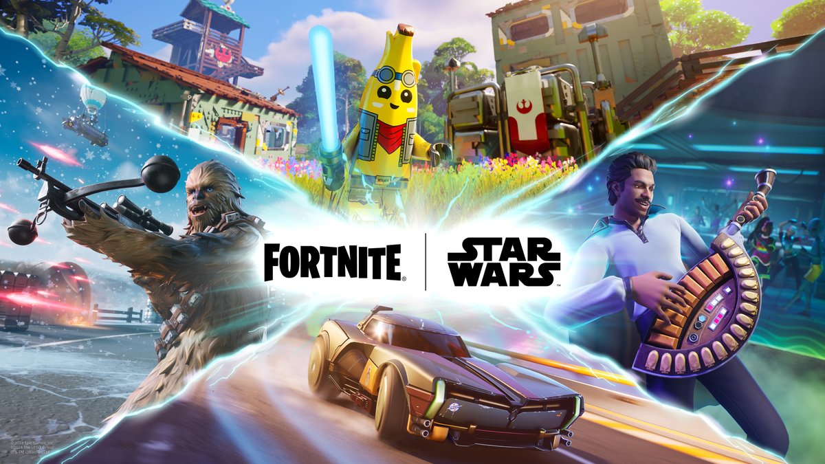 It's not a trap! Our Star Wars collab has arrived across Battle Royale, Rocket Racing, LEGO Fortnite, and Fortnite Festival!