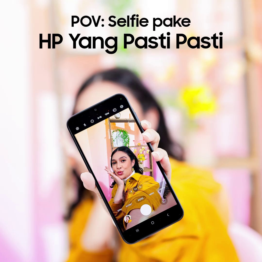 #GengPastiPasti yang hobi foto mana nih? 👀✨ Pakai #GalaxyA25 5G aja! Udah dilengkapi __MP Triple Camera + OIS yang PASTI bikin hasil selfie atau foto kamu jadi lebih jernih & stabil. Ada yang bisa jawab berapa MP? REPLY di bawah ya! #PastiUpgradeGaming