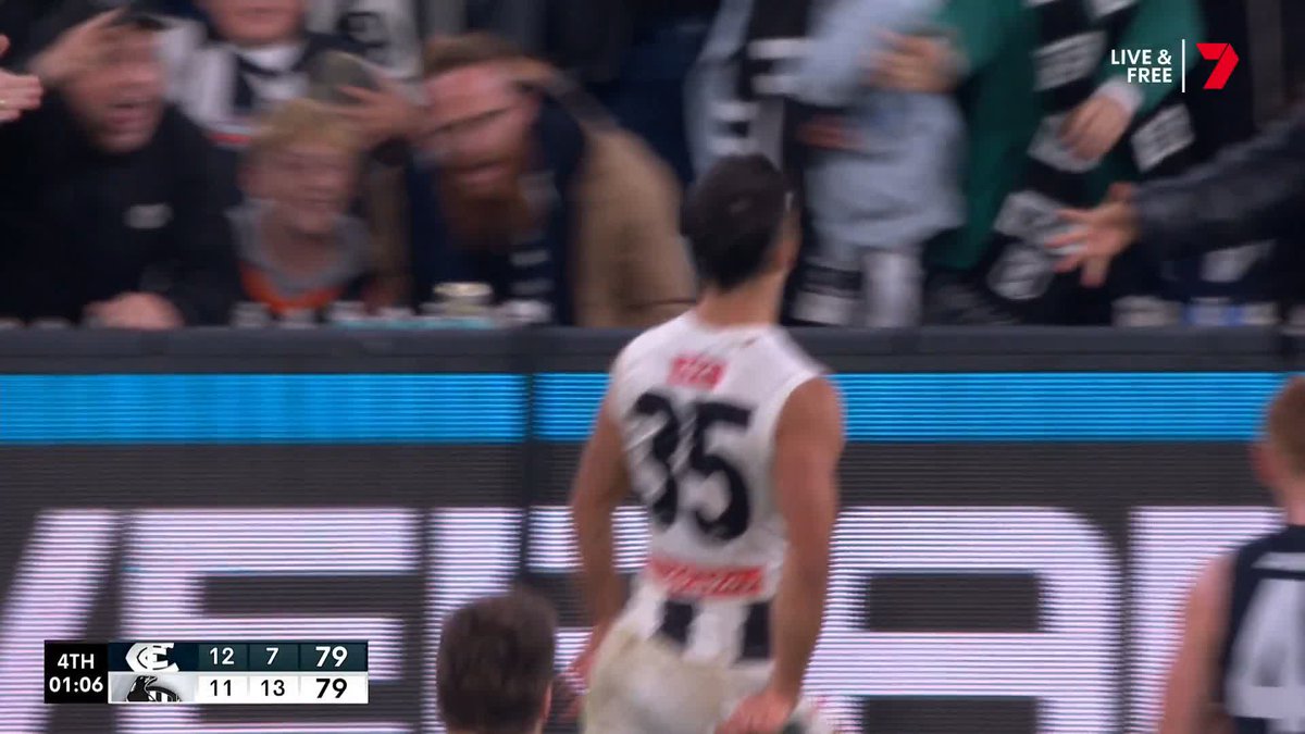 Nick Daicos! It had to be Nick Daicos! #AFLBluesPies