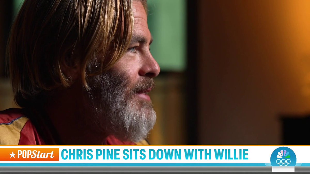 Chris Pine sat down with Willie Geist for this weekend’s edition of #SundayTODAY.