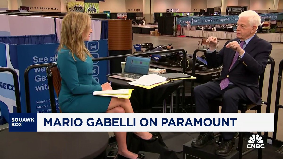 "I'm in the camp of fighting for every shareholder to get the same price as Shari Redstone, because the problem is at National Amusements, she has some leverage," says $PARA shareholder Mario Gabelli.