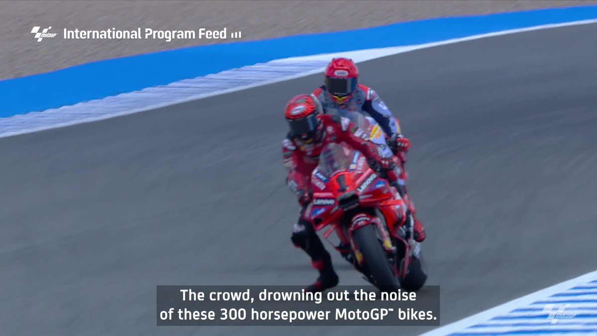 A battle that could demolish any language barrier 💥 Check out how the world heard Bagnaia and Marquez' hair-raising clash as it happened ⚔️🗣️ #SpanishGP 🇪🇸