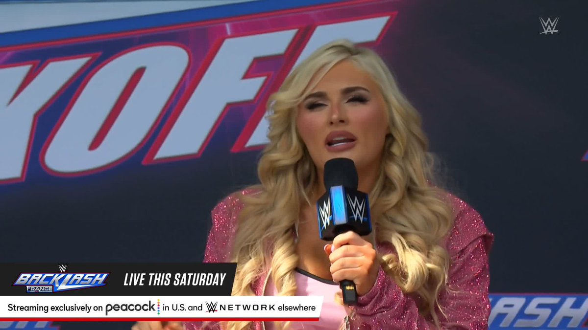 "Tiffy Time is international!" Tiffany Stratton is here and making her mark in Lyon! #WWEBacklash