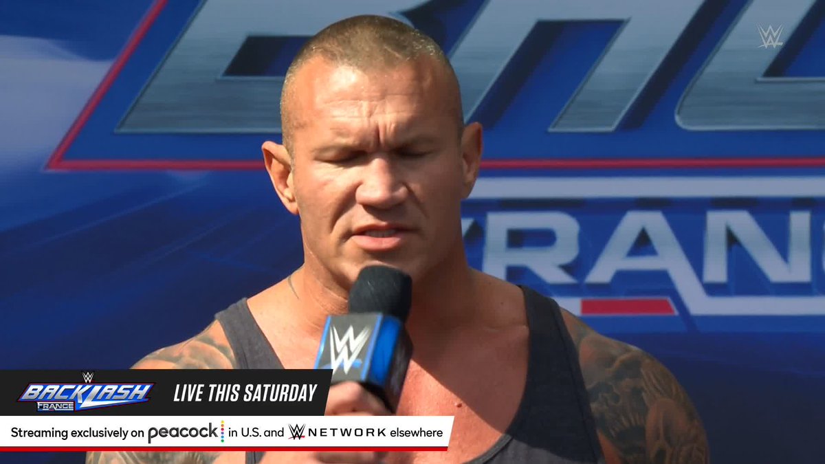 Sounds pretty clear who the Lyon crowd is going to be rooting for at #WWEBacklash 👀 Randy Orton Kevin
