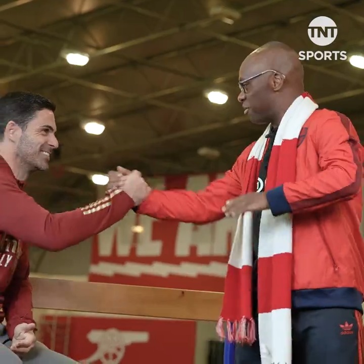 Meet Arsenal fan Emmanuel ๐ As part of the Connected series, Emmanuel visited the Gunners' training centre to meet the boss, Mikel Arteta โค๏ธ Watch episode 4 of Connected โก๏ธ