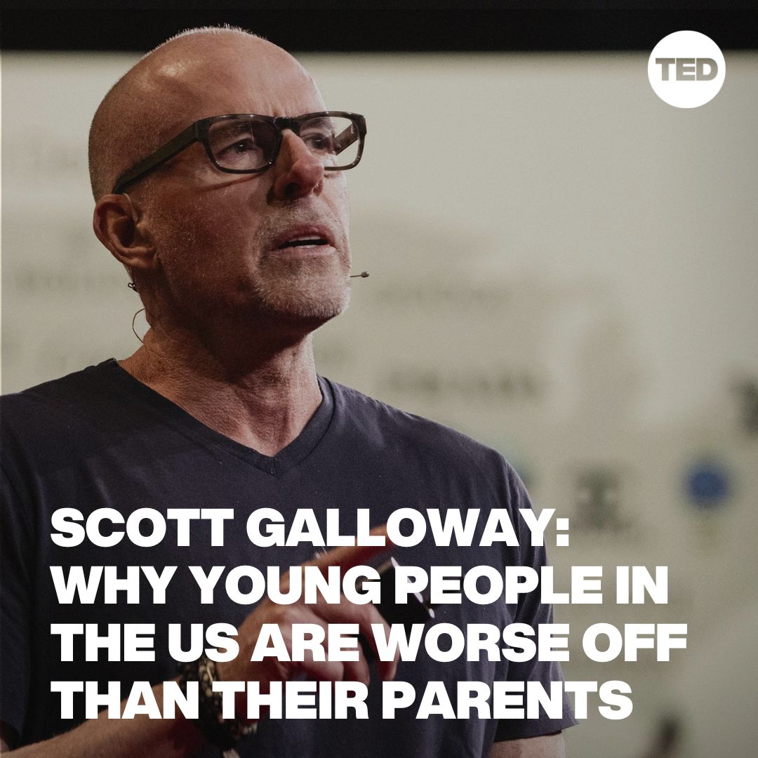 Are young people in the US worse off than their parents? In his #TED2024 talk, Scott Galloway explores the growing disparity in generational wealth and how to put a stop to it: