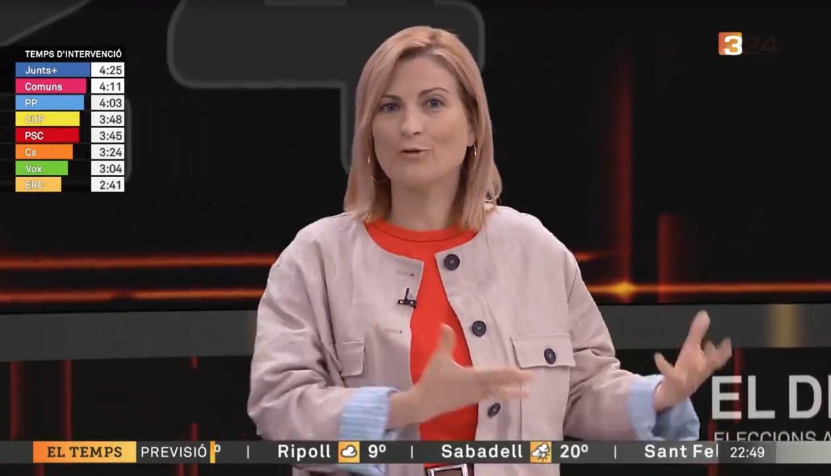 🎥 [VÍDEO] Raquel al debat de Tarragona de TV3: "Celebrem l'entusiasme amb què Junts defensa ara la negociació que s'ha passat 6 anys criticant i demonitzant" 👇