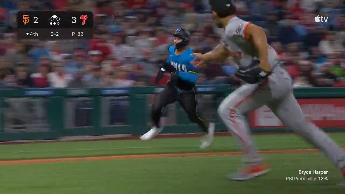 Trea Turner just scored from second base on a passed ball