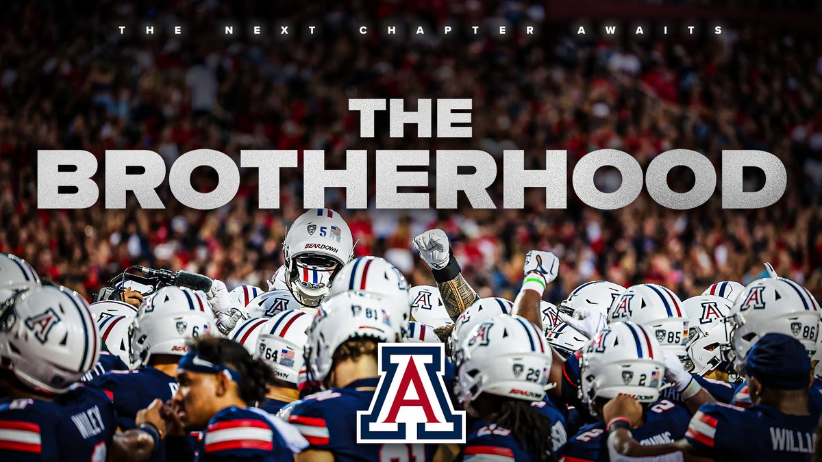A team built on love and togetherness. The newest chapter of the Arizona Wildcats is being written. #BearDown