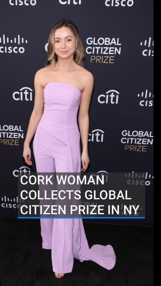 A Cork woman has collected a major award for her ‘trailblazing’ work on food security at a ceremony in New York. Sophie Healy-Thow, from Kinsale, said she was “overwhelmed” to win the Global Citizen Prize.