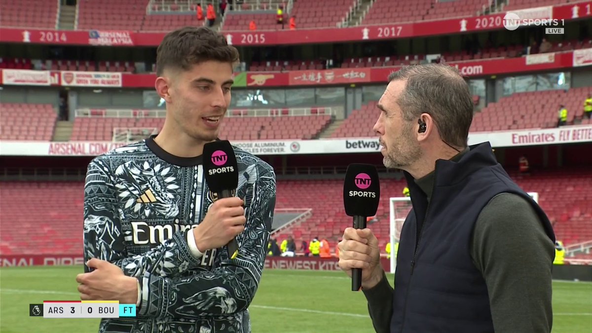 "I'm really enjoying it on the pitch right now" "I'm so glad I'm with Arsenal" Kai Havertz reflects on Arsenal's victory with Lynsey Hipgrave, Martin Keown and Joe Cole ✅ 📺 TNT Sports & discovery+ UK