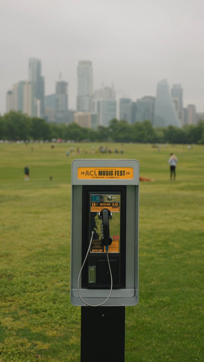 Pick up! Somebody's on the line... Zilker Park. Today only.