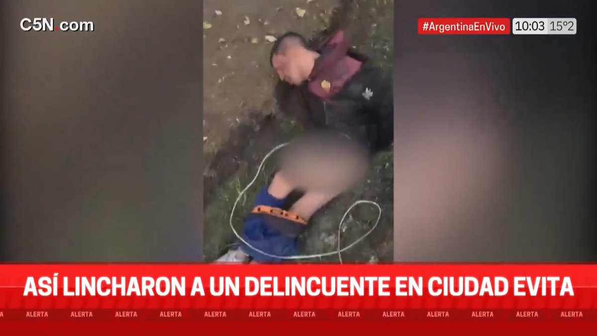⚠️ IMÁGENES SENSIBLES: Así lincharon a un delincuente en Ciudad Evita #ArgentinaEnVivo 🔴 [EN VIVO]