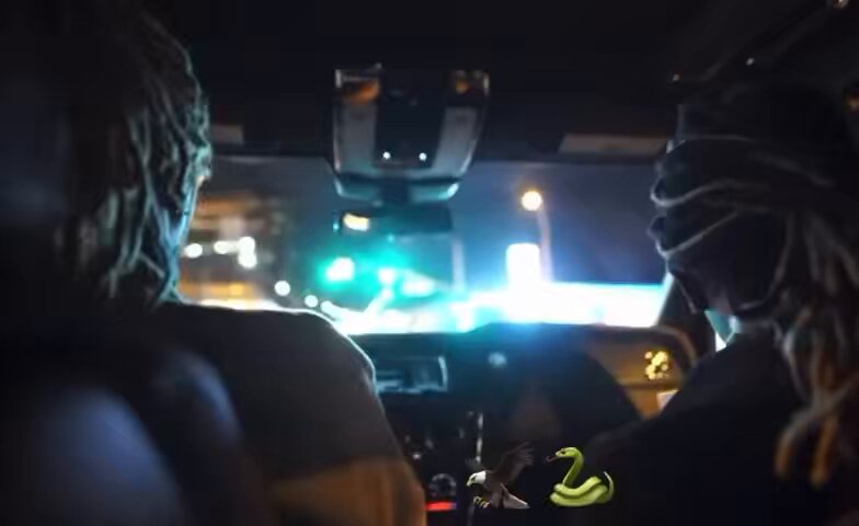 Future &amp; Young Thug driving around to “Unicorn Purp” 🦅🐍