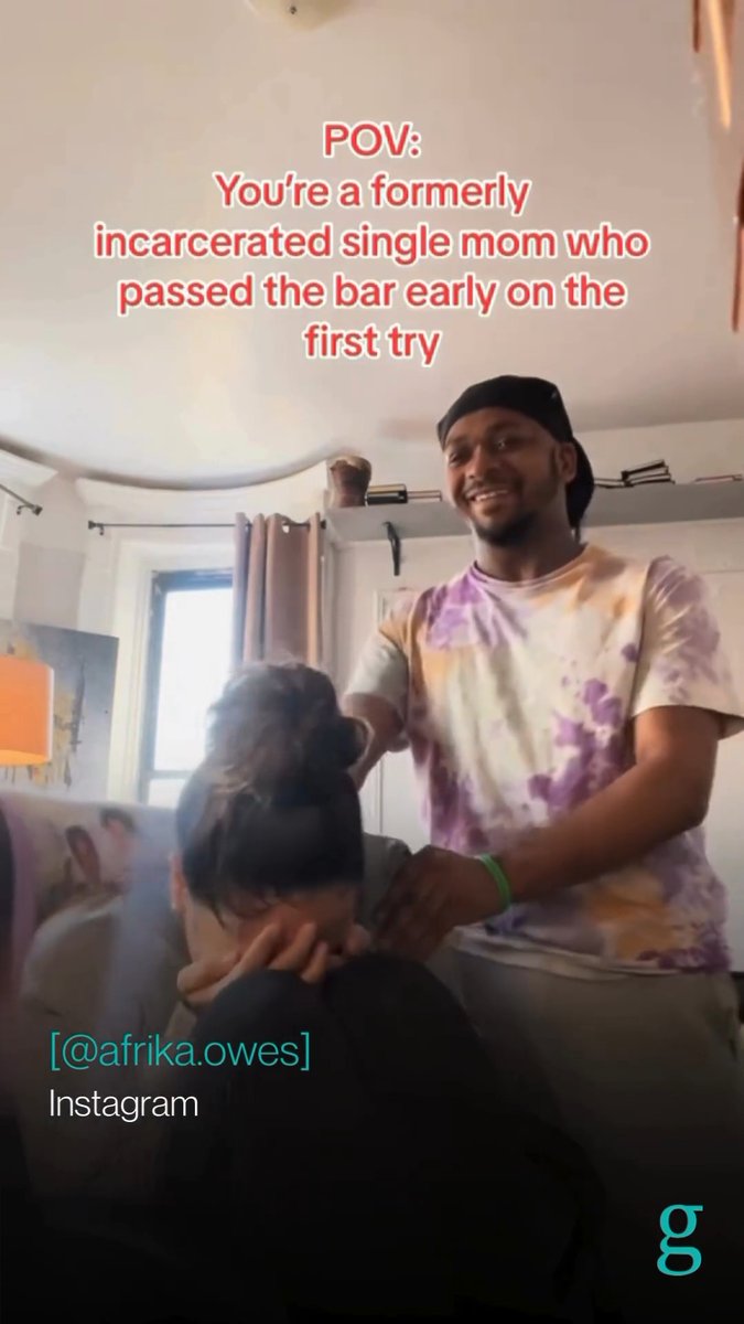 #Griofam, this had us in tears 🥹 Afrika Owes, a single mom based in New York, has gone viral after sharing the news on TikTok that she passed the New York bar exam early on her first try. #BlackExcellence