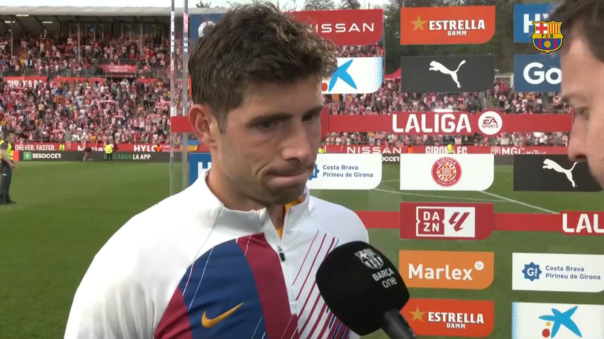 Les declaracions de Sergi Roberto després del partit a Girona