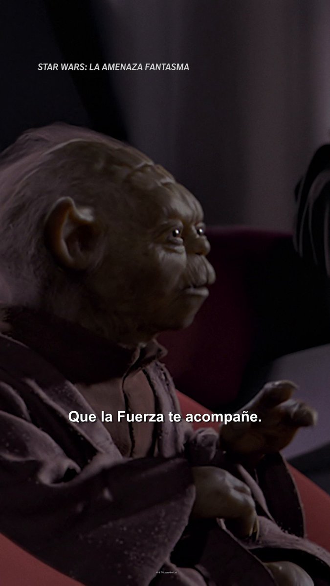 Que la Fuerza los acompañe, siempre. #MayThe4thBeWithYou