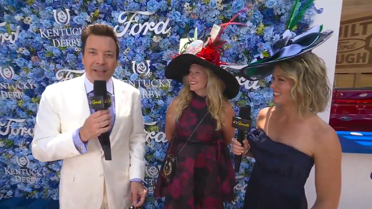 Jimmy surprises one lucky winner at the Kentucky Derby with a brand-new Ford Motor Company vehicle! In partnership with Ford. 🚗 #FallonTonight
