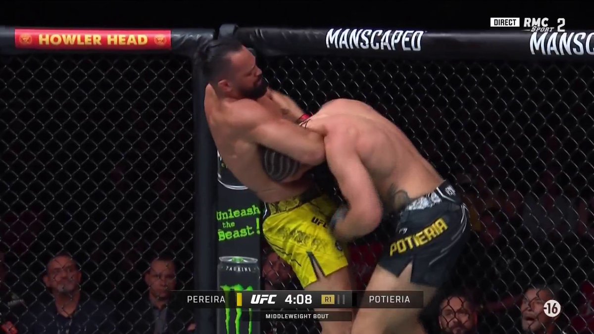 🚨🚨 IL LUI A RENTRÉ UN SALTO PUIS UNE GUILLOTINE PTDRRRRR C'EST DU GRAND N'IMPORTE QUOI ! PEREIRA SÈCHE POTIERIA AU 1ER ROUND 🤯 #UFC301