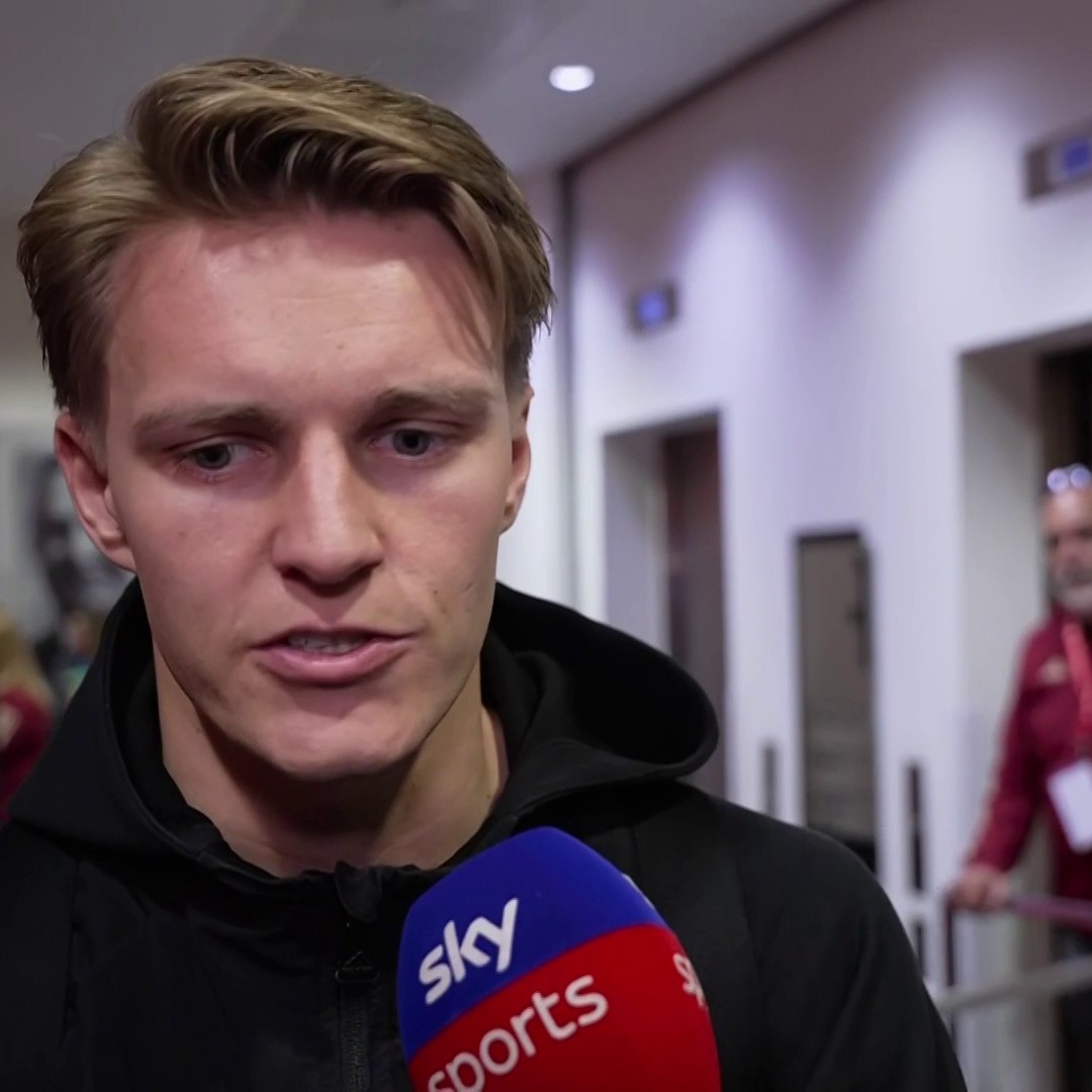 "He's taken his game to another level" 📈 Martin Odegaard on Declan Rice's impact at Arsenal 🔴