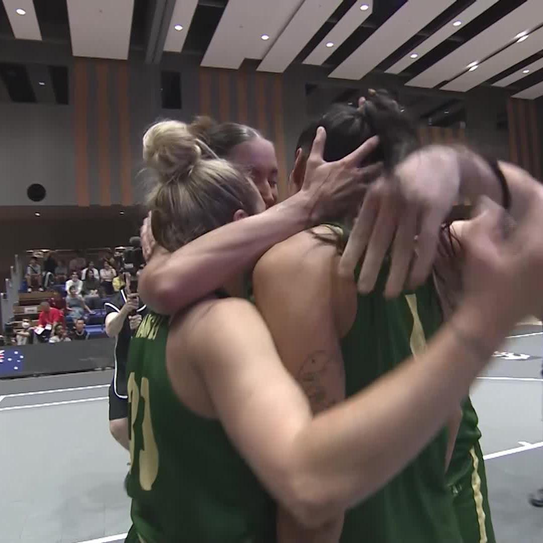 🇦🇺 Australia are going to the Paris 2024 Olympics! 🎟️🙌 #3x3OQT | Basketball Australia