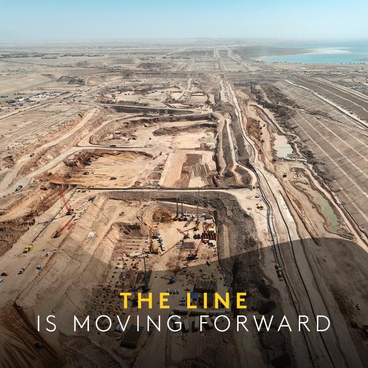 Our vertical city is progressing. Witness the first phase of our masterplan take shape #TheLINE #NEOM