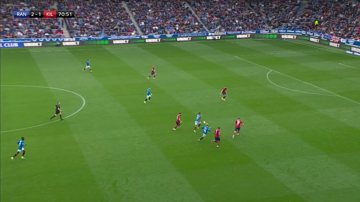 🗣️"That is simply stunning!" Not long after coming on, Tom Lawrence doubles Rangers' lead with a long range strike. Watch the rest of the second half live on Sky Football. 📺