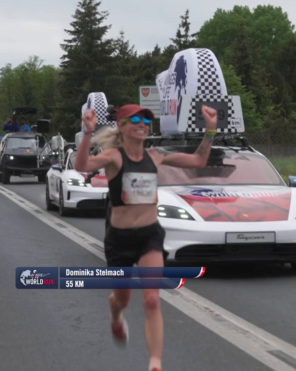 Dominika Stelmach globalną zwyciężczynią Wings for Life World Run 🇵🇱🏆