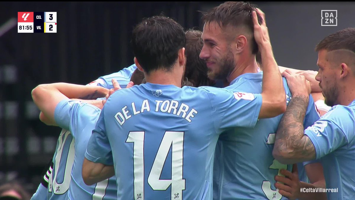 Un gol que es oro Un gol que puede valer una salvación Un gol nacido de la conexión Aspas-Douvikas ✨ UN GOL QUE HA CANTADO TODO VIGO 🩵 #LALIGAenDAZN ⚽️