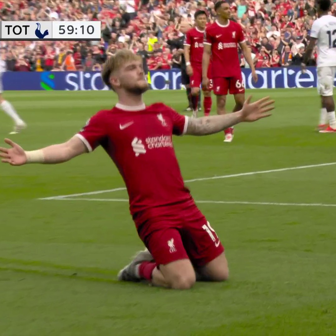 HARVEY ELLIOTT SCORES AN ABSOLUTE SCREAMER. 🚀 #LIVTOT