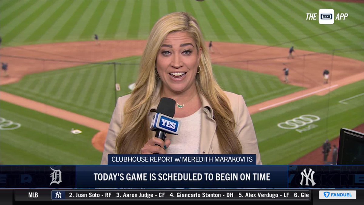 TARP IS OFF! ✅ ➡️ Meredith Marakovits with the latest from Yankee Stadium as she provides us with a weather update, more info on Anthony Rizzo having a day off, Yankees going for 2nd sweep of the season, Aaron Boone's thoughts, and more.