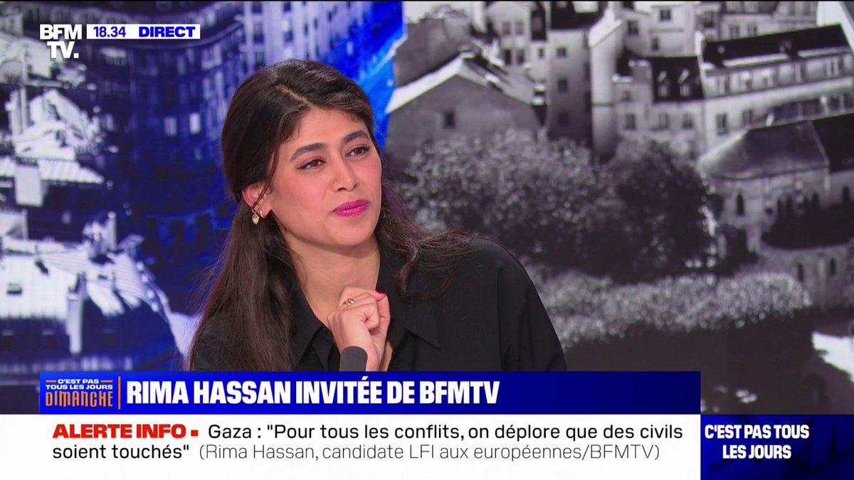 Rima Hassan (Rima Hassan): "Israël, c'est pire que la Russie"