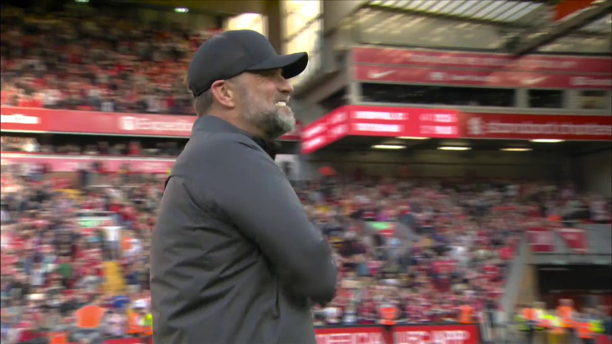 Jurgen Klopp is loving it 🙌