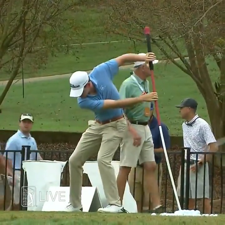 Ben(dy) Kohles is now the solo leader THE CJ CUP Byron Nelson!