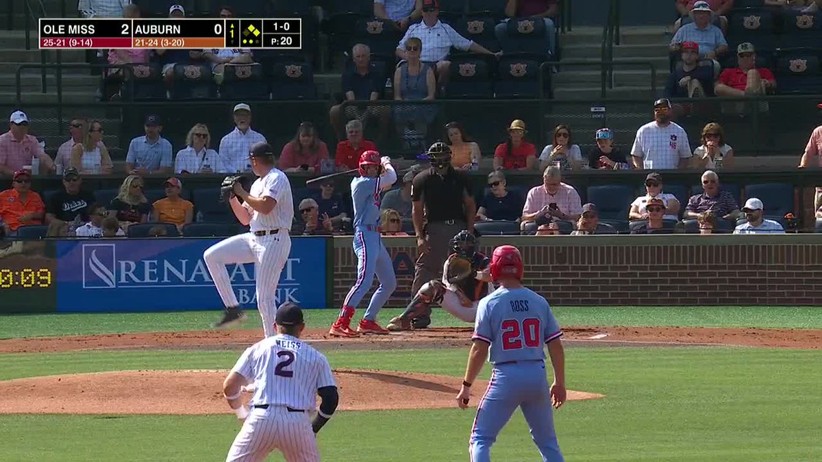 Treyson Hughes puts one on the roof for his first homer as a Reb! 🤯 Treyson Hughes | SEC Network