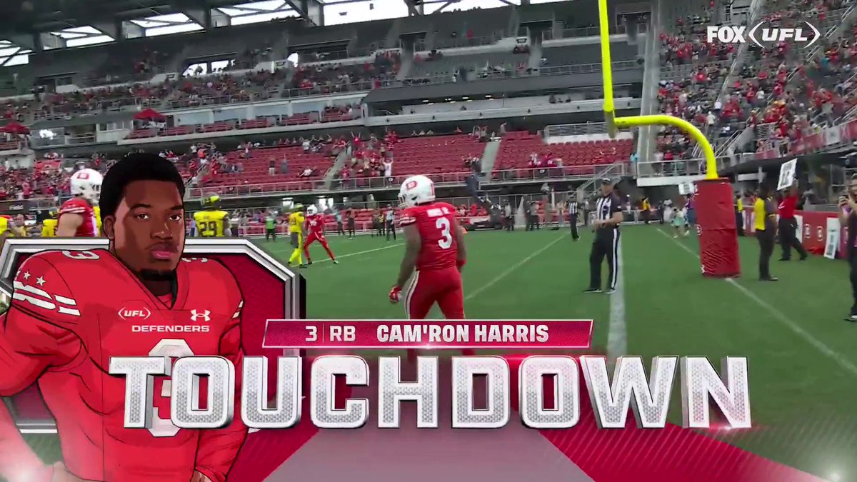 Started the drive at the 1, took it to the house 🏠 D.C. Defenders take the lead in D.C. 🛡️