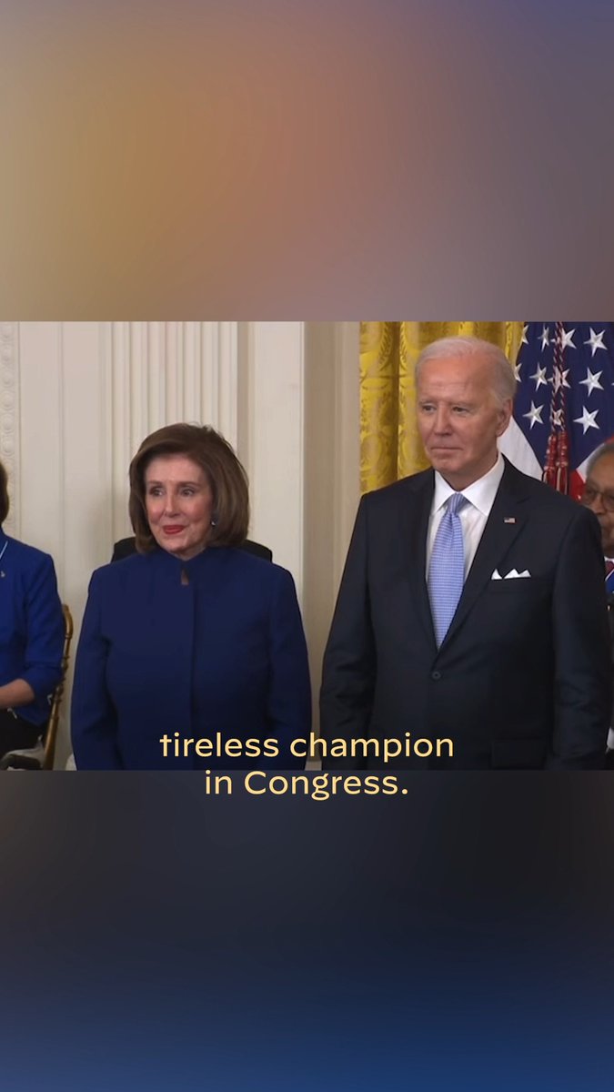 The greatest speaker the House of Representatives has ever seen: Nancy Pelosi.