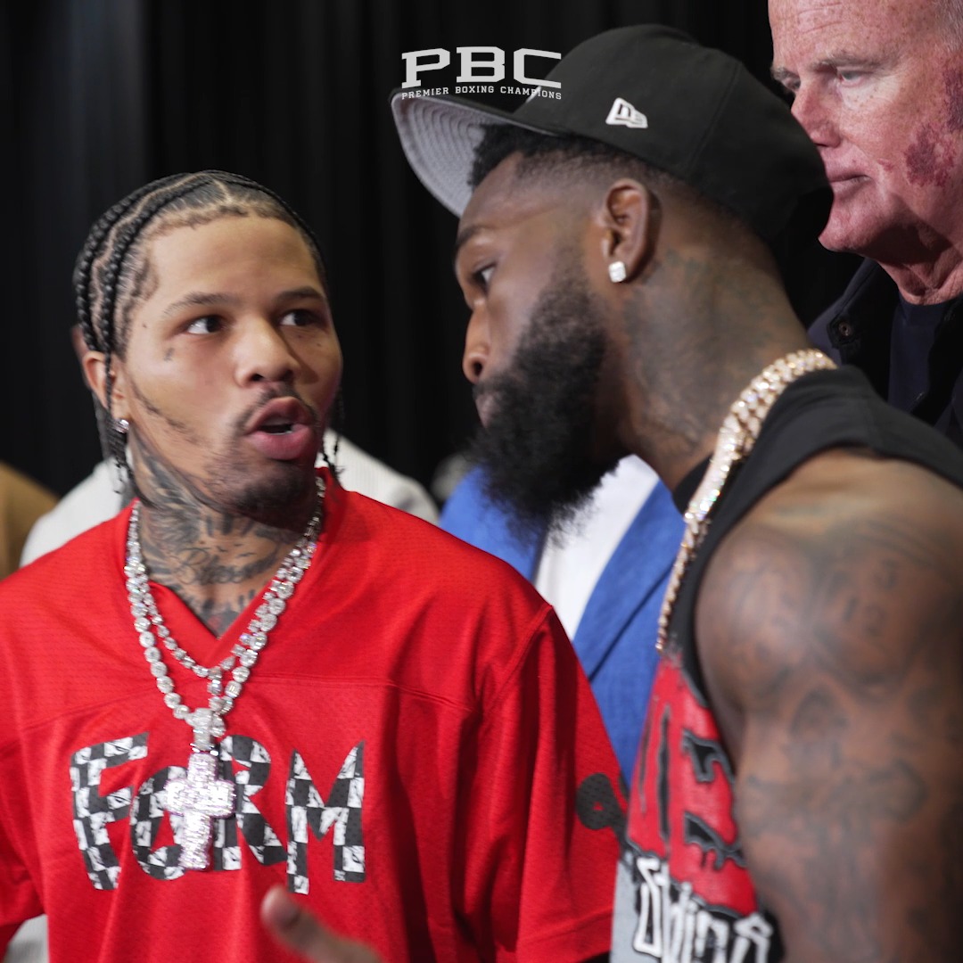 ICYMI: Things got TENSE between Gervonta Davis and Frank Martin at yesterday's press conference. 🔥 #TankMartin