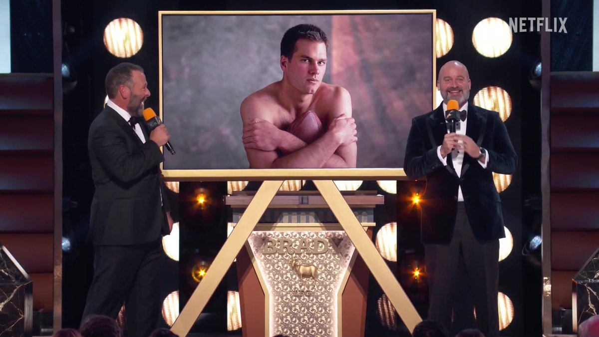 The 2 Bears, Bert Kreischer and Tom Segura are having the time of their lives #TomBradyRoast