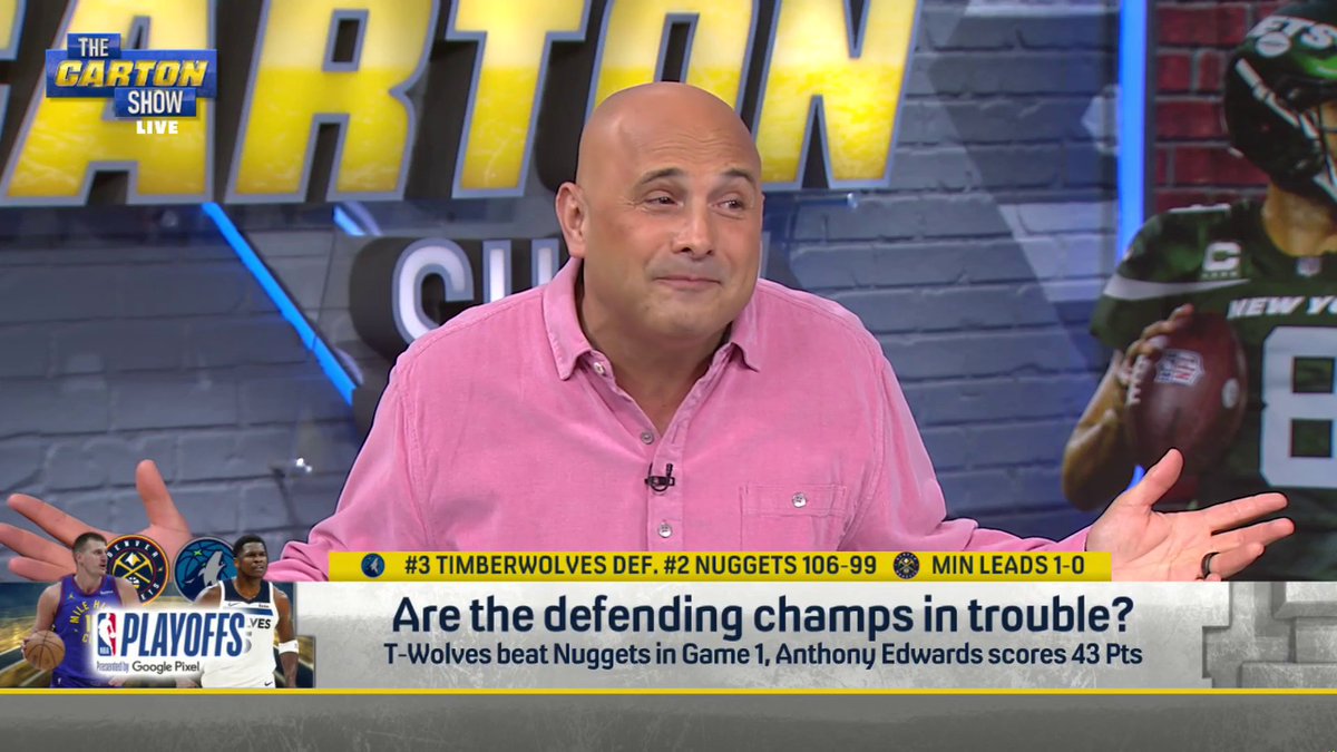 "You're gonna lose Anthony Edwards." — Craig Carton on the Minnesota Timberwolves