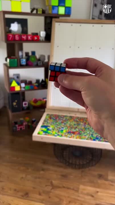 🧠 Rubik's Cube = Lewandowski Art 🖼️