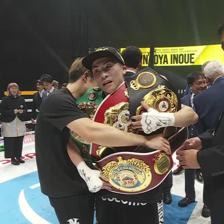 ベルトまみれになる井上尚弥! #LIVEBOXING8