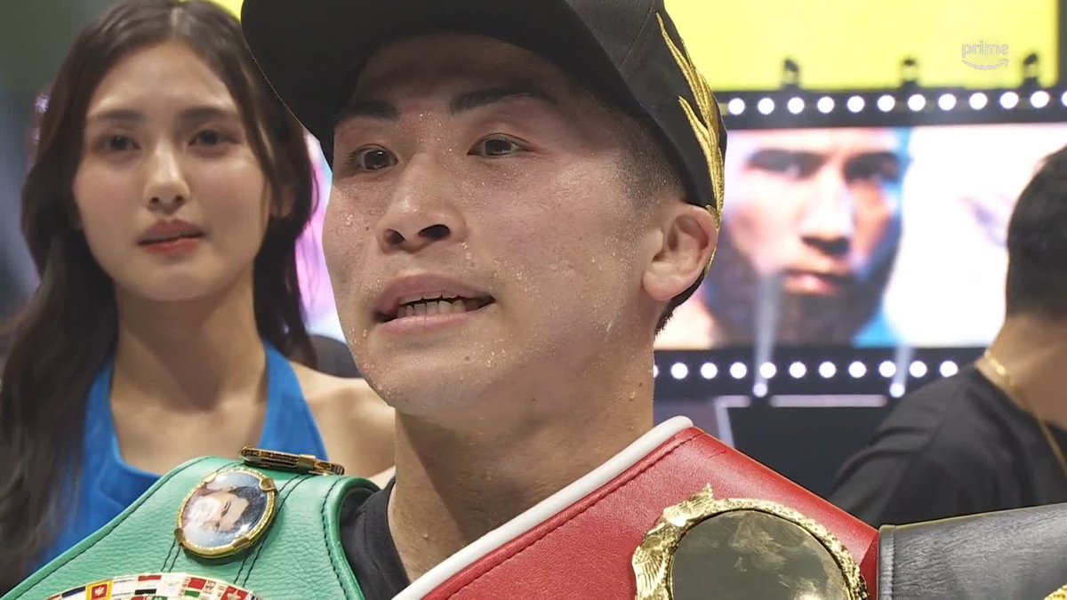 「1ラウンド目のサプライズ、たまにはいかがでしょうか!」 ルイス・ネリに勝利した井上尚弥が、東京ドームのリング上でコメント🔥 #プライムビデオ #東京ドーム #InoueNery