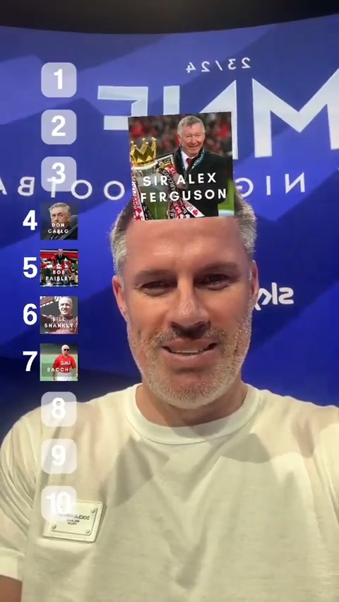 Blind ranking football managers with Jamie Carragher! 🤓😅