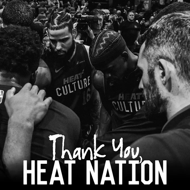 Thanks for bringing the energy, noise and support all season long, #HEATNation! 🔥