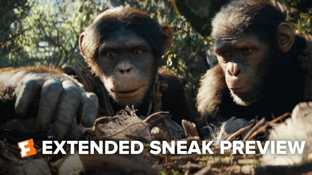 7 minutes of ‘KINGDOM OF THE PLANET OF THE APES’ has been released. (Source: Fandango)