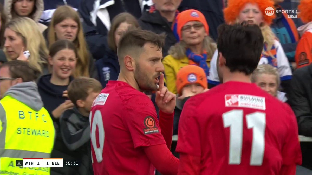 This touch and finish from Worthing F(C)'s Ollie Pearce 😮‍💨 📺 TNT Sports &amp; discovery+ UK
