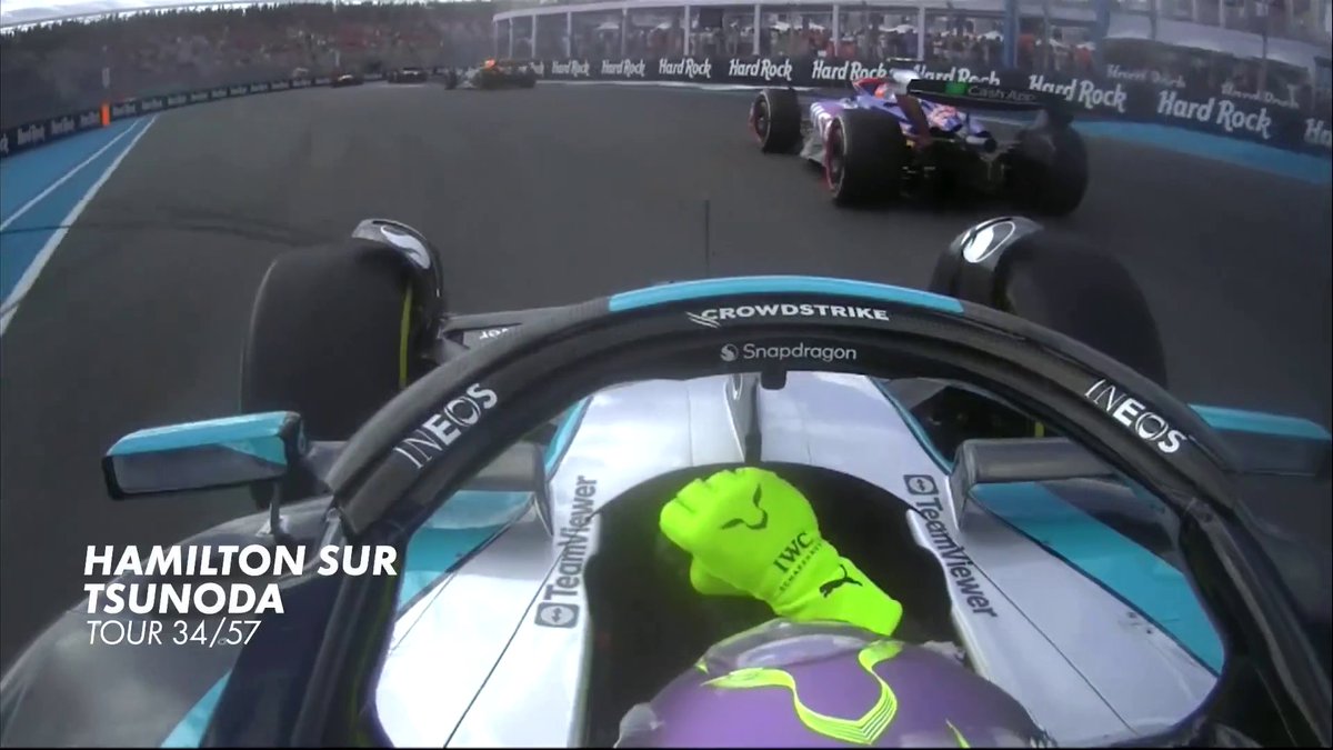 Qui a fait le meilleur dépassement du #MiamiGP ? 🌴 1️⃣Piastri au départ sur Sainz 2️⃣Piastri sur Leclerc au tour 4 3️⃣Hamilton sur Hülkenberg au tour 7 4️⃣Hamilton sur Tsunoda au tour 34 5️⃣Pérez &amp; Hamilton sur Piastri au tour 40 6️⃣Alonso sur Ocon au tour 47 Alors ? #F1