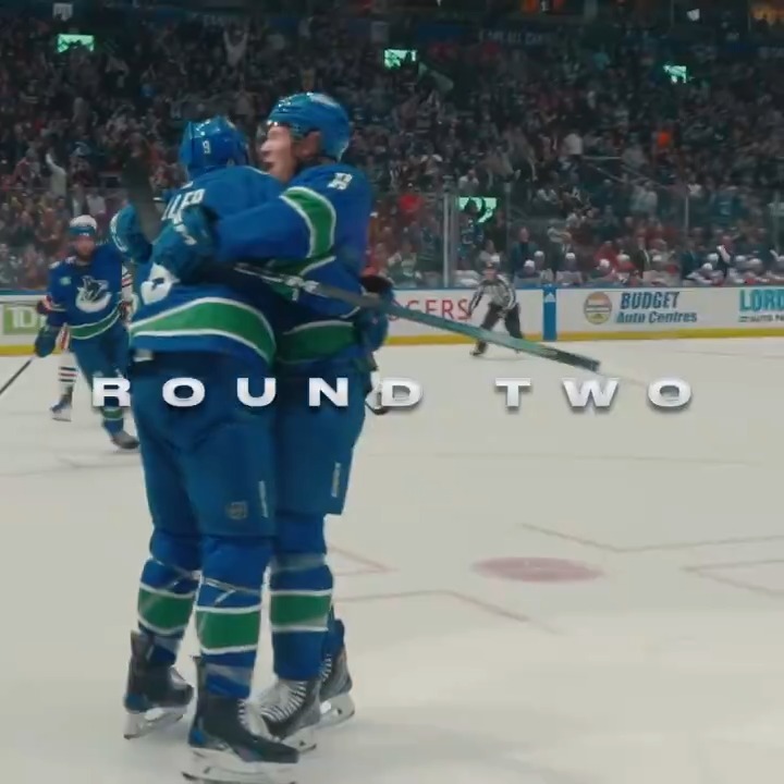 Sound UP❗️ Get HYPED❗️ Round 2 versus Oilers starts Wednesday at home!