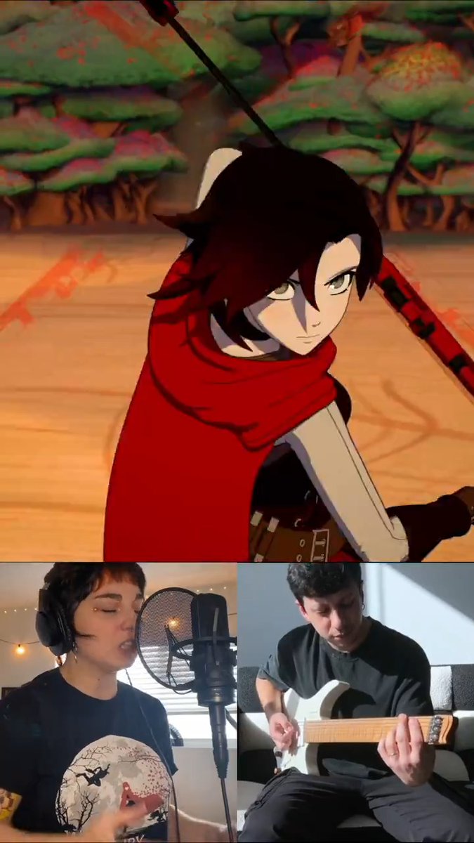 Nostalgia and hype struck hard in this RWBY V9 finale moment! So happy to share Martin Gonzalez and Casey Lee Williams doing a play-through of the song that captured this moment in the episode, “Guide My Way (Red Like Roses - Part III)” 🌹🎵✨